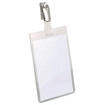 DURABLE Namensschild 800219 90x60mm transparent 25 St./Pack. DURABLE Namensschild 800219 90x60mm transparent 25 St./Pack.