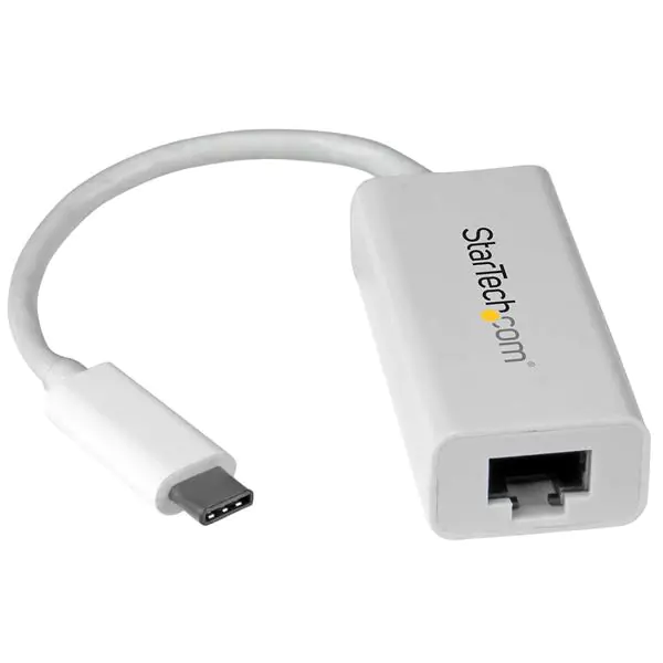 StarTech USB-C auf Gigabit Adapter - Thunderbolt 3 kompatibel - Weiß - Unterstützung für Macbook, Windows, Chrome OS - Netzwerkadapter - USB-C - Gigabit Ethernet - weiß StarTech USB-C auf Gigabit Adapter - Thunderbolt 3 kompatibel - Weiß - Unterstützung für Macbook, Windows, Chrome OS - Netzwerkadapter - USB-C - Gigabit Ethernet - weiß