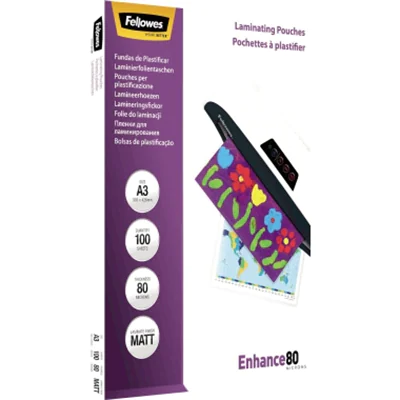 Fellowes Laminierfolie Enhance 80 5452003 DIN A3 tr 100 St./Pack. Fellowes Laminierfolie Enhance 80 5452003 DIN A3 tr 100 St./Pack.