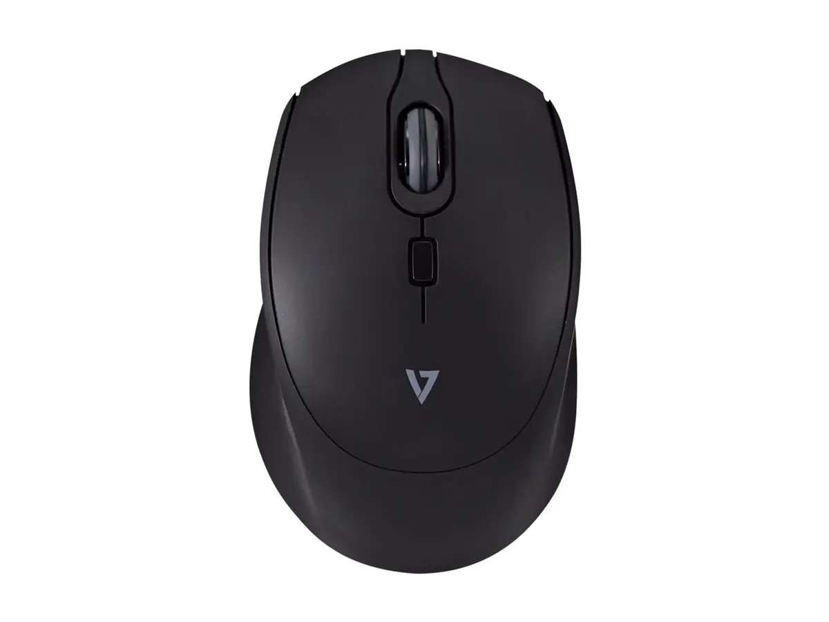 V7 MW350 - Maus - Pro Silent - optisch - 4 Tasten - kabellos - 2.4 GHz