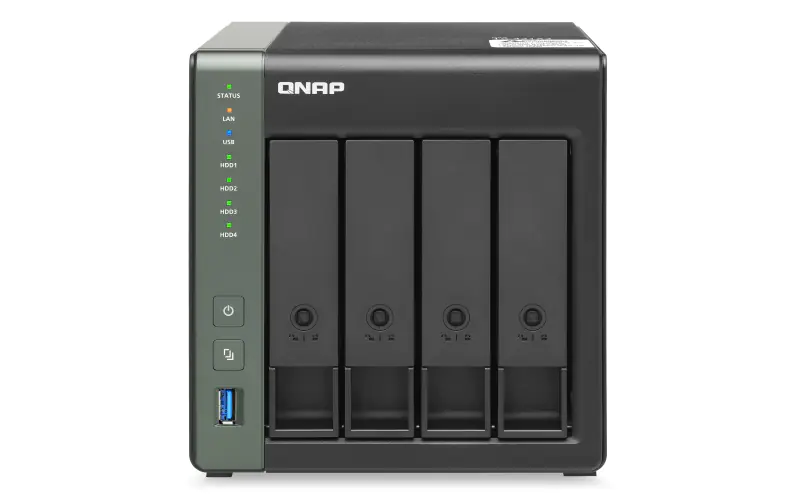 QNAP TS-431X3 - NAS-Server - 4 Schächte - SATA 6Gb/s - RAID RAID 0, 1, 5, 6, 10, JBOD, 5 Hot Spare, 6 Hot Spare, 10-Hot-Spare - RAM 4 GB - Gigabit Ethernet / 2.5 Gigabit Ethernet / 10 Gigabit Ethernet - iSCSI Support QNAP TS-431X3 - NAS-Server - 4 Schächte - SATA 6Gb/s - RAID RAID 0, 1, 5, 6, 10, JBOD, 5 Hot Spare, 6 Hot Spare, 10-Hot-Spare - RAM 4 GB - Gigabit Ethernet / 2.5 Gigabit Ethernet / 10 Gigabit Ethernet - iSCSI Support