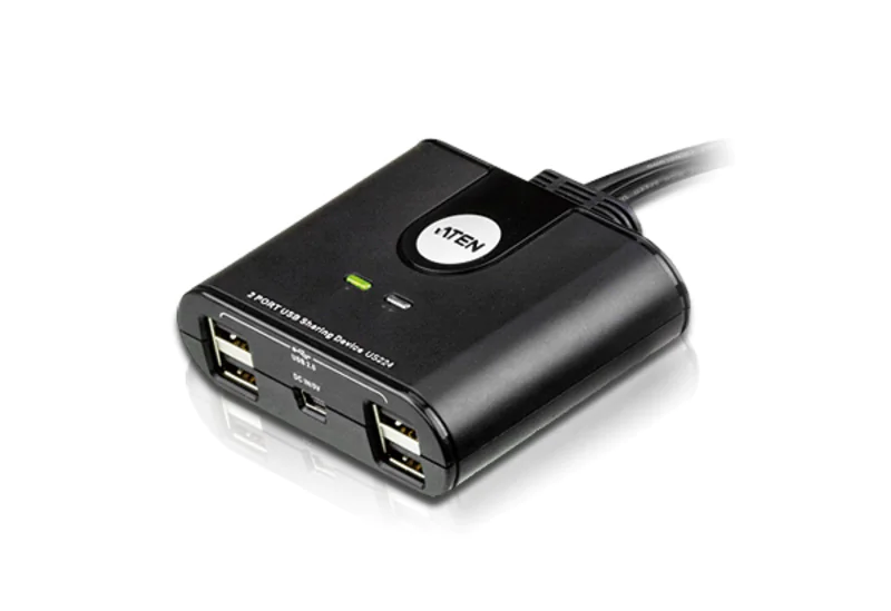 ATEN US224 - USB-Umschalter für die gemeinsame Nutzung von Peripheriegeräten - Desktop - für ATEN UEH4002A ATEN US224 - USB-Umschalter für die gemeinsame Nutzung von Peripheriegeräten - Desktop - für ATEN UEH4002A