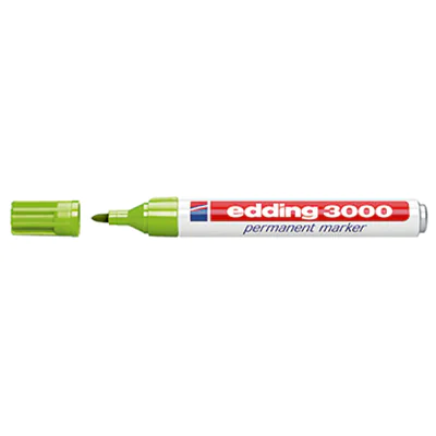 edding Permanentmarker 3000 4-3000011 1,5-3mm Rundspitze h.gn edding Permanentmarker 3000 4-3000011 1,5-3mm Rundspitze h.gn