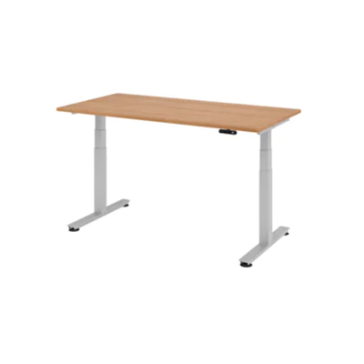 Hammerbacher Schreibtisch VXDSM16/N/S 160x80cm nußbaum Hammerbacher Schreibtisch VXDSM16/N/S 160x80cm nußbaum