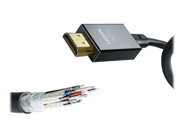 in-akustik Star - Ultra High Speed - HDMI-Kabel mit Ethernet - HDMI männlich zu HDMI männlich - 2 m - Dreifachisolierung - Schwarz - 10K120Hz (10240x4320) 00324620