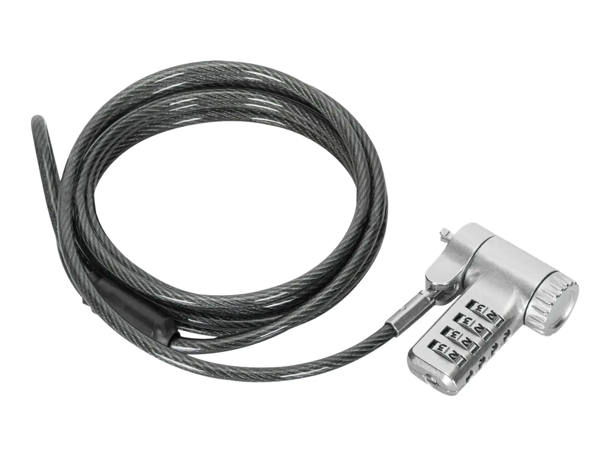 Targus Defcon - Sicherheitskabelschloss - Silber - 2 m