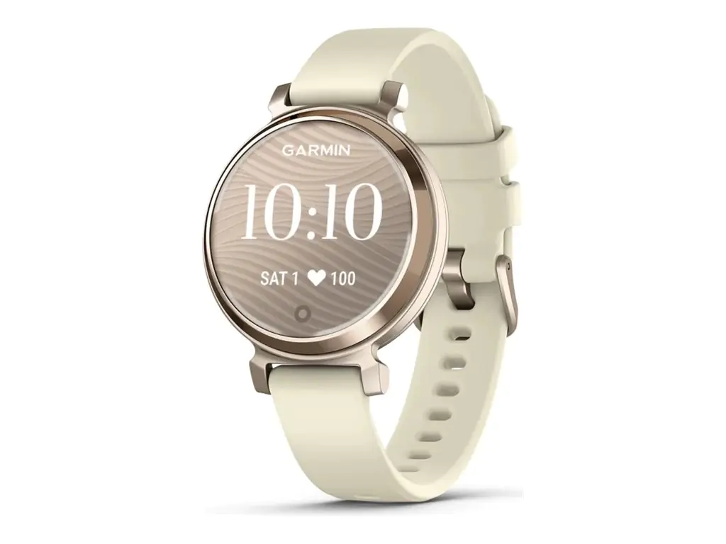 Garmin Lily 2 - Cream gold - intelligente Uhr mit Band - Silikon - coconut - Handgelenkgröße: 110-175 mm - einfarbig - Bluetooth - 24.4 g Garmin Lily 2 - Cream gold - intelligente Uhr mit Band - Silikon - coconut - Handgelenkgröße: 110-175 mm - einfarbig - Bluetooth - 24.4 g
