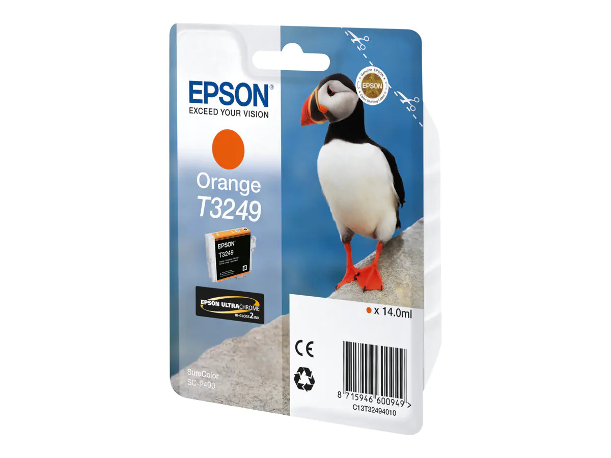 Epson T3249 - 14 ml - orange - original - Tintenpatrone C13T32494010