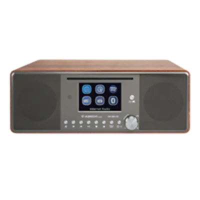 Albrecht DR 895 CD Hybridradio Internet/DAB+/UKW walnuss