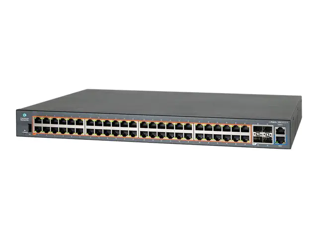 Cambium Networks cnMatrix EX2000 Series EX2052-P - Switch - fest 540, kein Netzkabel - managed - 48 x 10/100/1000 (PoE+) + 4 x SFP+ (Uplink) - an Rack montierbar - PoE+ (400 W)