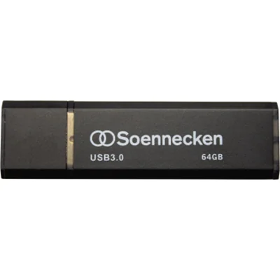 Soennecken USB-Stick 71619 3.0 64GB schwarz/silber Soennecken USB-Stick 71619 3.0 64GB schwarz/silber