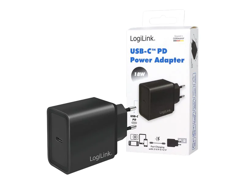 LogiLink Netzteil - 18 Watt - 3 A - PD (USB-C) PA0258