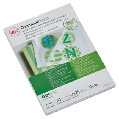 GBC Folientasche DocumentPouch 3740400 DIN A4 150µm 100 St./Pack. GBC Folientasche DocumentPouch 3740400 DIN A4 150µm 100 St./Pack.