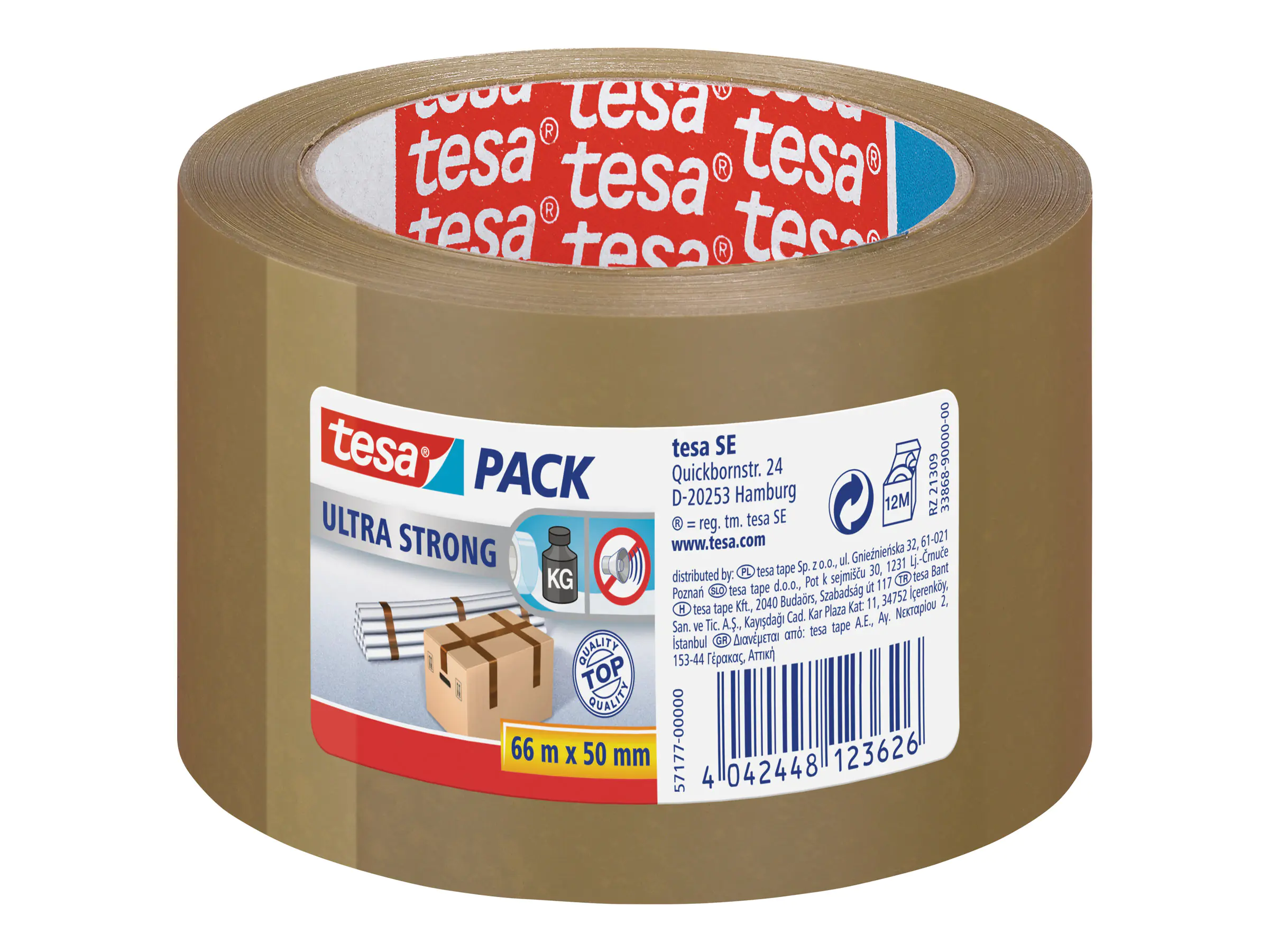 Tesa Tesapack Ultra Strong - Packband - 50 mm x 66 57177-00000-11