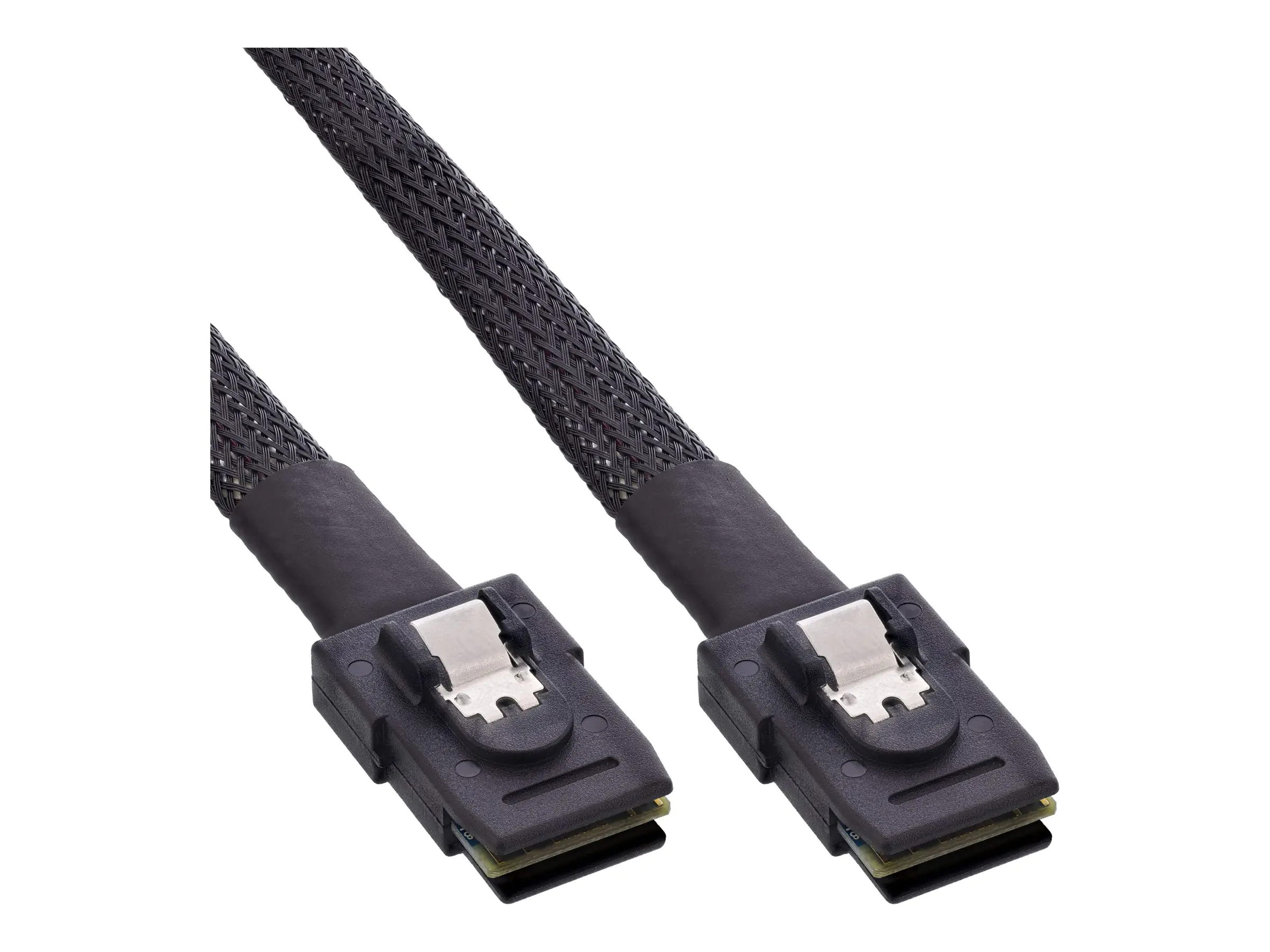 InLine SAS Kabel int. - Mini-SAS SFF-8087/Mini-SAS SFF-8087 - m. Sideband - 0,75m 27624B