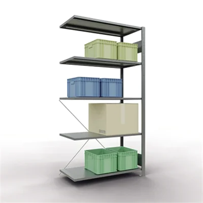 SCHULTE Regal MULTIplus150 12755 Anbau 2.000x1.000x500mm 5Böden vz SCHULTE Regal MULTIplus150 12755 Anbau 2.000x1.000x500mm 5Böden vz