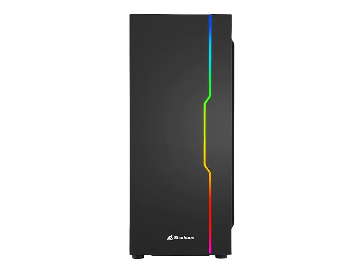 Sharkoon RGB Slider - Mid tower - ATX - Seitenteil mit Fenster (gehärtetes Glas) 4044951029846