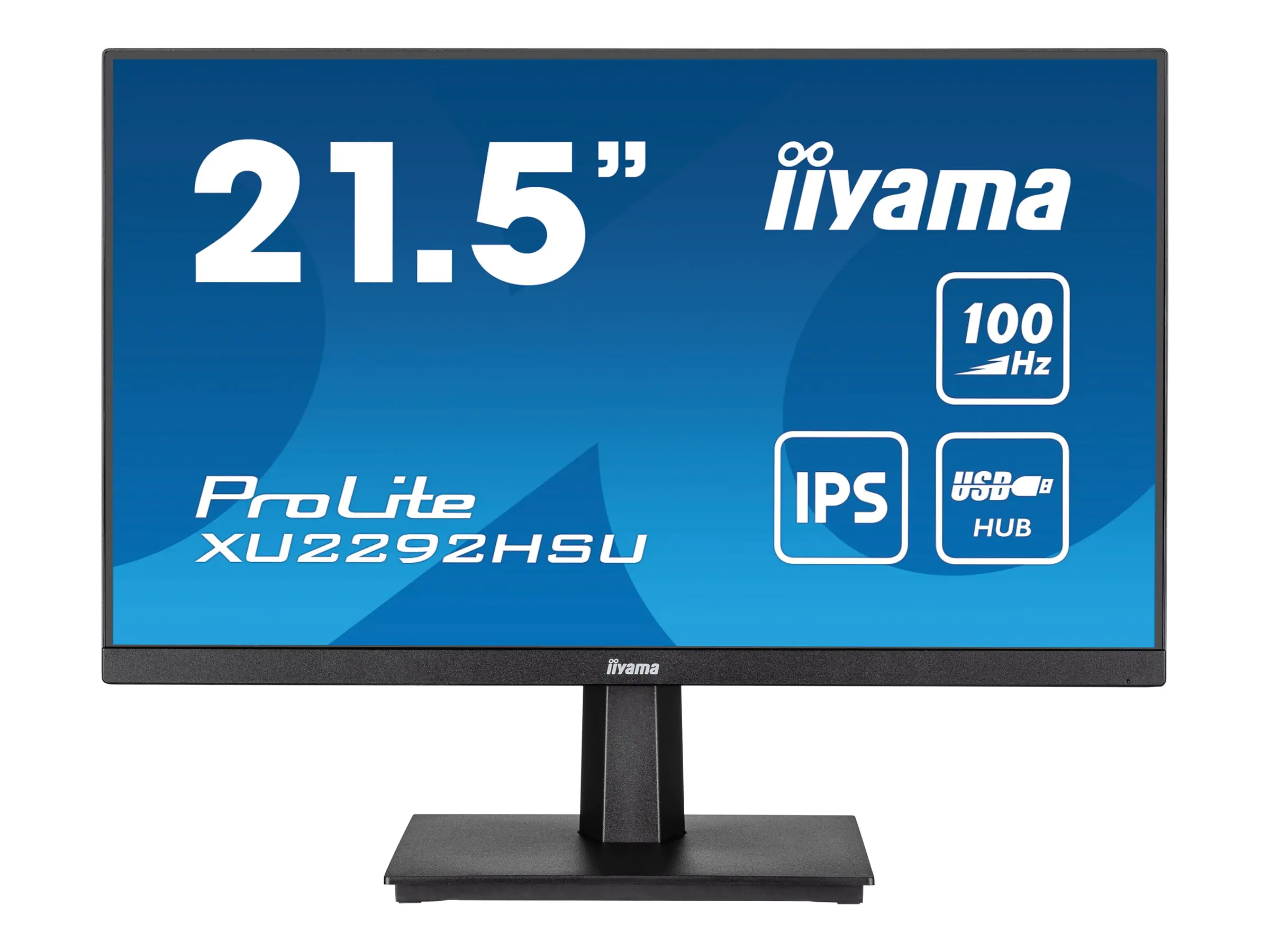 iiyama ProLite XU2292HSU-B6 - LED-Monitor - 55.9 cm (22") (21.5" sichtbar) - 1920 x 1080 Full HD (1080p) @ 100 Hz - IPS - 250 cd/m² - 1000:1 - 0.4 ms - HDMI, DisplayPort - Lautsprecher - mattschwarz iiyama ProLite XU2292HSU-B6 - LED-Monitor - 55.9 cm (22") (21.5" sichtbar) - 1920 x 1080 Full HD (1080p) @ 100 Hz - IPS - 250 cd/m² - 1000:1 - 0.4 ms - HDMI, DisplayPort - Lautsprecher - mattschwarz