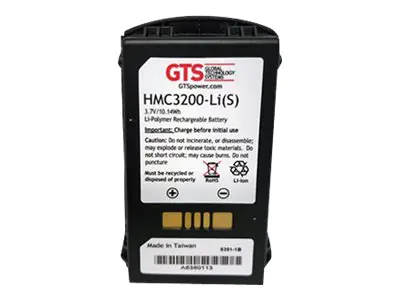GTS HMC3200-LI(S) - Handheld-Akku (gleichwertig mit: Symbol BTRY-MC32-01-01) - Lithium-Ionen - 2740 mAh - für Zebra MC3200, MC3200 Gun Premium, MC3200 Premium, MC3200 Standard, MC3330R, MC3390R