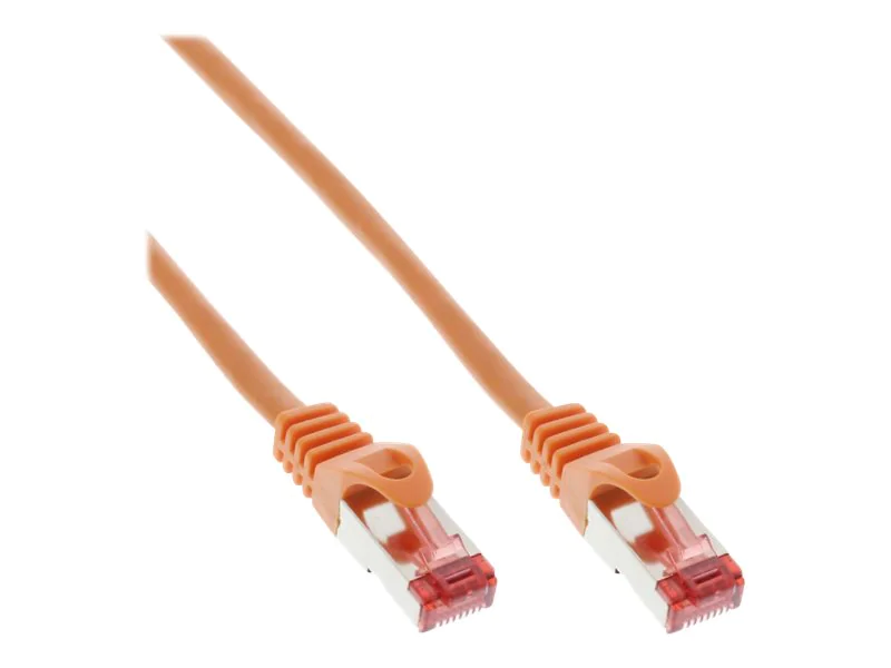 InLine Patchkabel - S/FTP (PiMf) - Cat.6 - 250MHz - PVC - Kupfer - orange - 30m 76430O