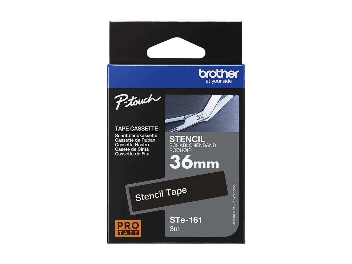 Brother STe-161 - Schwarz - Rolle (3,6 cm x 3 m) 1 Kassette(n) Stempelband STE161