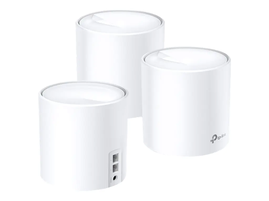 TP-Link Deco X60 - - Wireless Router - - 1GbE - Wi-Fi 6 - Dual-Band