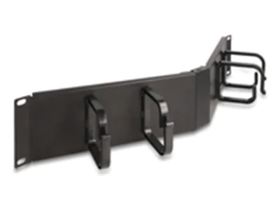 Delock - Verlegetafel für Rack-Kabelmanagement - mit 4 Haken, abgewinkelt - Tiefschwarz (RAL 9005) - 2U - 48.3 cm (19") Delock - Verlegetafel für Rack-Kabelmanagement - mit 4 Haken, abgewinkelt - Tiefschwarz (RAL 9005) - 2U - 48.3 cm (19")