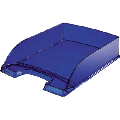 Leitz Briefablage Transparent Plus 52260039 DIN A4 PS dunkelblau Leitz Briefablage Transparent Plus 52260039 DIN A4 PS dunkelblau
