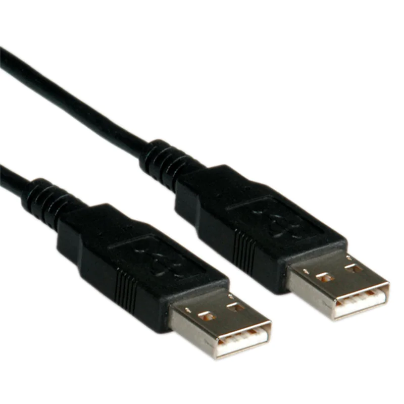 Roline - USB-Kabel - USB (M) zu USB (M) - USB 2.0 - 80 cm - Schwarz Roline - USB-Kabel - USB (M) zu USB (M) - USB 2.0 - 80 cm - Schwarz