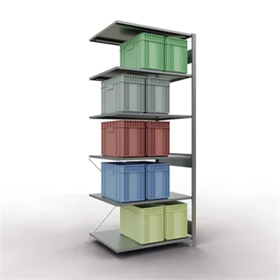 SCHULTE Regal MULTIplus150 12586 Anbau 2.500x1.000x800mm 6Böden vz SCHULTE Regal MULTIplus150 12586 Anbau 2.500x1.000x800mm 6Böden vz