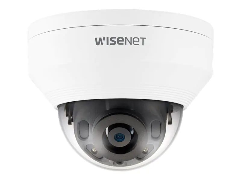 Hanwha WiseNet Q QNV-6022R - Netzwerk-Überwachungskamera - Kuppel - Außenbereich - staubdicht/wasserdicht/vandalismusresistent - Farbe (Tag&Nacht) - 2 MP - 1920 x 1080 - feste Brennweite - Audio - Composite - LAN 10/100 - MJPEG, H.264, H.265 - Gleich