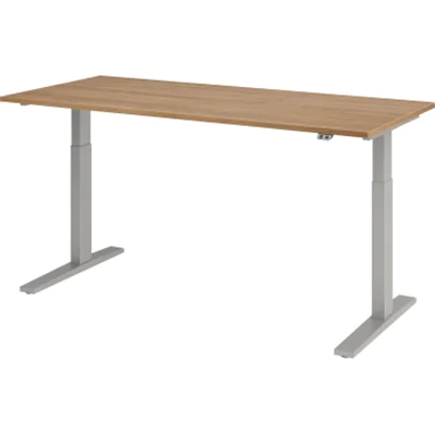 Hammerbacher Schreibt. VXMKA19/N/S el.180x80cm silber/nussbaum Hammerbacher Schreibt. VXMKA19/N/S el.180x80cm silber/nussbaum