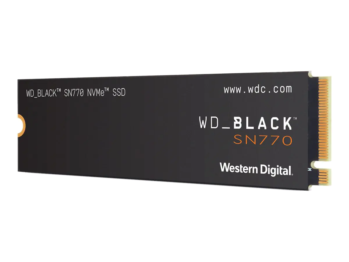 WD_BLACK SN770 WDS200T3X0E - SSD - 2 TB - intern - M.2 2280 - PCIe 4.0 x4 (NVMe) WD_BLACK SN770 WDS200T3X0E - SSD - 2 TB - intern - M.2 2280 - PCIe 4.0 x4 (NVMe)