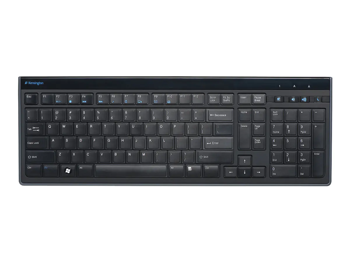 Kensington SlimType - Tastatur - USB - Deutsch - Schwarz