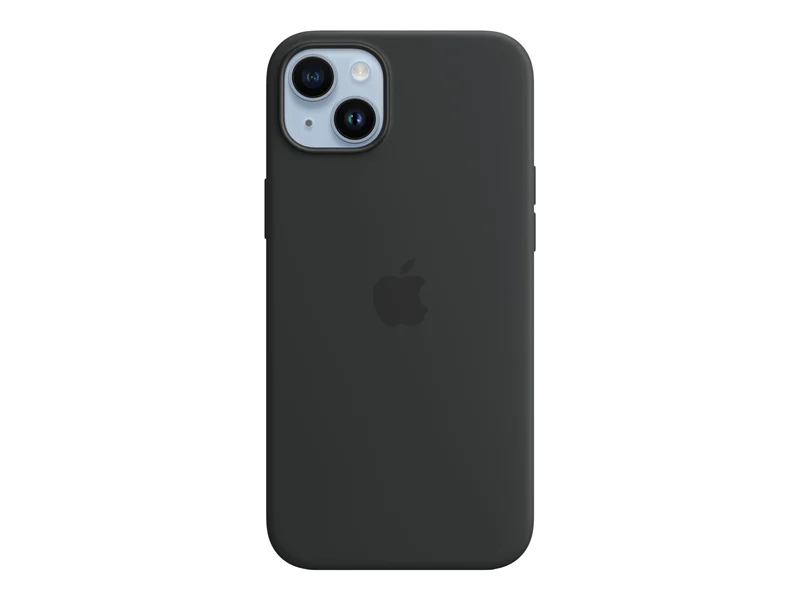 Apple - Hintere Abdeckung für Mobiltelefon - kompatibel mit MagSafe - Silikon - Midnight - für iPhone 14 Plus