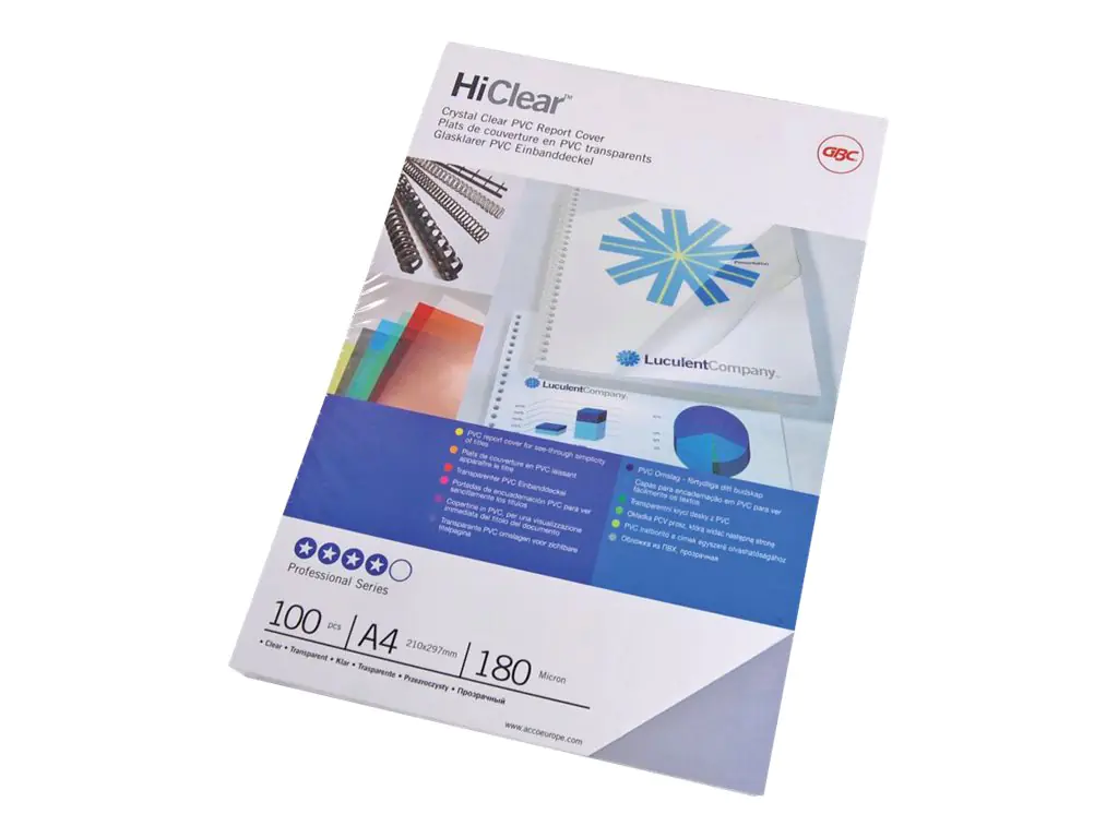 GBC HiClear - A4 (210 x 297 mm) - 200 Mikron CE012080E