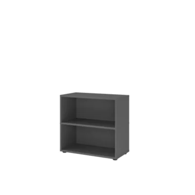 Hammerbacher Regal FlexWall 800 x 748 x 400 mm (B x H x T) 28kg Holz graphit