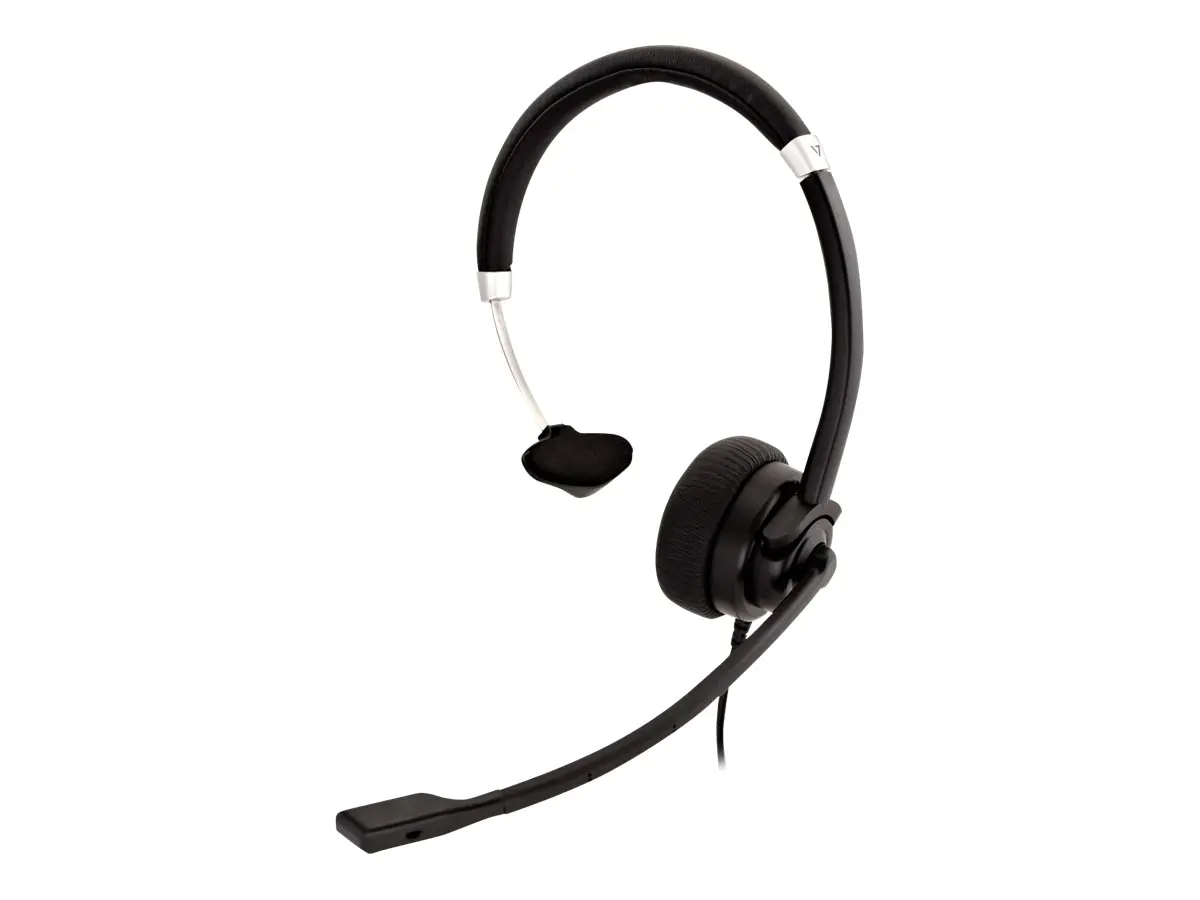 V7 HU411 - Headset - On-Ear - kabelgebunden - USB - Schwarz V7 HU411 - Headset - On-Ear - kabelgebunden - USB - Schwarz