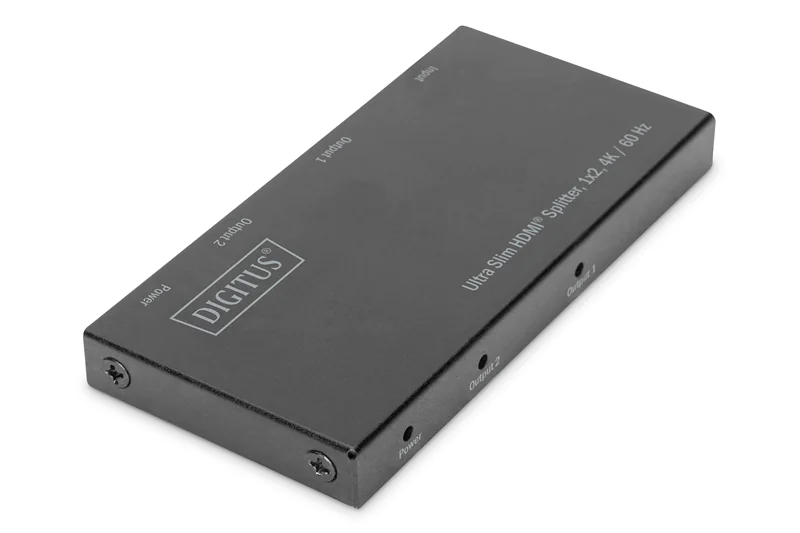 DIGITUS Ultra Slim HDMI Splitter DS-45322 - Video-/Audio-Splitter - 2 x HDMI - Desktop DIGITUS Ultra Slim HDMI Splitter DS-45322 - Video-/Audio-Splitter - 2 x HDMI - Desktop