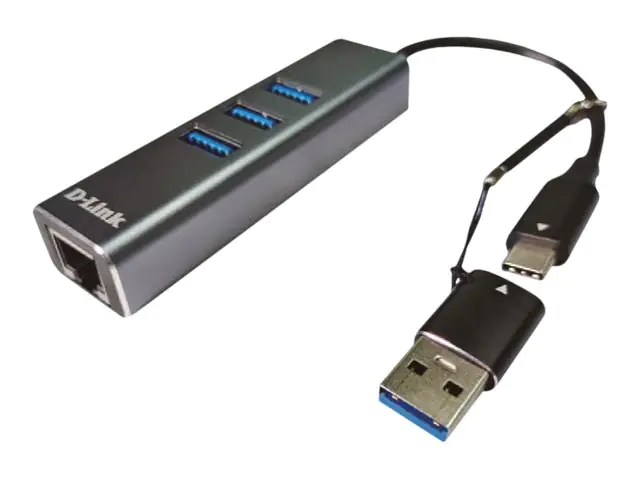 D-Link DUB-2332 - Netzwerkadapter - USB-C / Thunderbolt 3 - Gigabit Ethernet x 1
