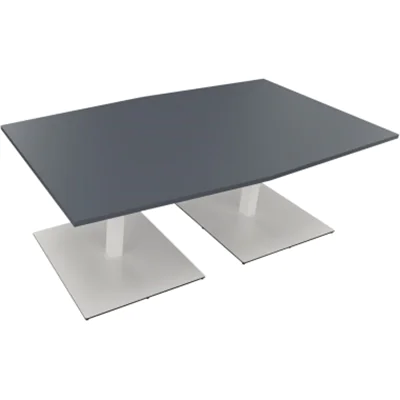 Bespr.ti. Tonneau Tellerfuß Quadrat B2000xT1000/1100xH720 ws/Lavagrau Bespr.ti. Tonneau Tellerfuß Quadrat B2000xT1000/1100xH720 ws/Lavagrau