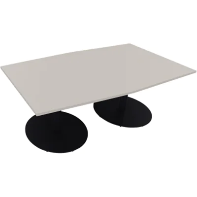 Bespr.ti. Tonneau Tellerfuß Rund B2000xT1000/1100xH720 an/Lichtgrau Bespr.ti. Tonneau Tellerfuß Rund B2000xT1000/1100xH720 an/Lichtgrau