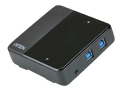 ATEN US234 - USB-Umschalter für die gemeinsame Nutzung von Peripheriegeräten - 2 x SuperSpeed USB 3.0 - Desktop ATEN US234 - USB-Umschalter für die gemeinsame Nutzung von Peripheriegeräten - 2 x SuperSpeed USB 3.0 - Desktop