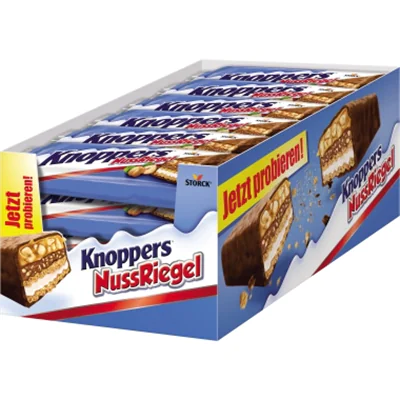 Knoppers Nussriegel 144852 40g 24 St./Pack. Knoppers Nussriegel 144852 40g 24 St./Pack.
