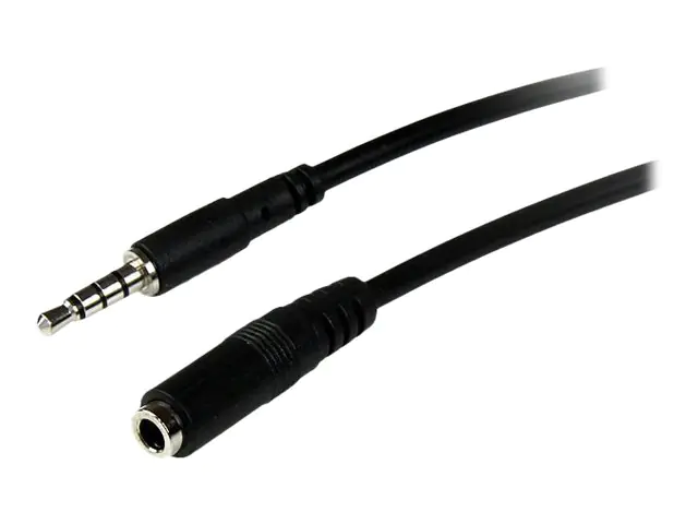 StarTech.com 2m 4 Pol. 3,5mm Klinke Verlängerungskabel MUHSMF2M