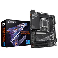 AORUS B760 ELITE AX DDR4 - 1.X - Motherboard - ATX - LGA1700-Sockel - B760 Chipsatz - USB-C 3.2 Gen2, USB 3.2 Gen 1, USB 3.2 Gen 2 - 2.5 Gigabit LAN, Wi-Fi 6E, Bluetooth - Onboard-Grafik (CPU erforderlich) - HD Audio (8-Kanal)