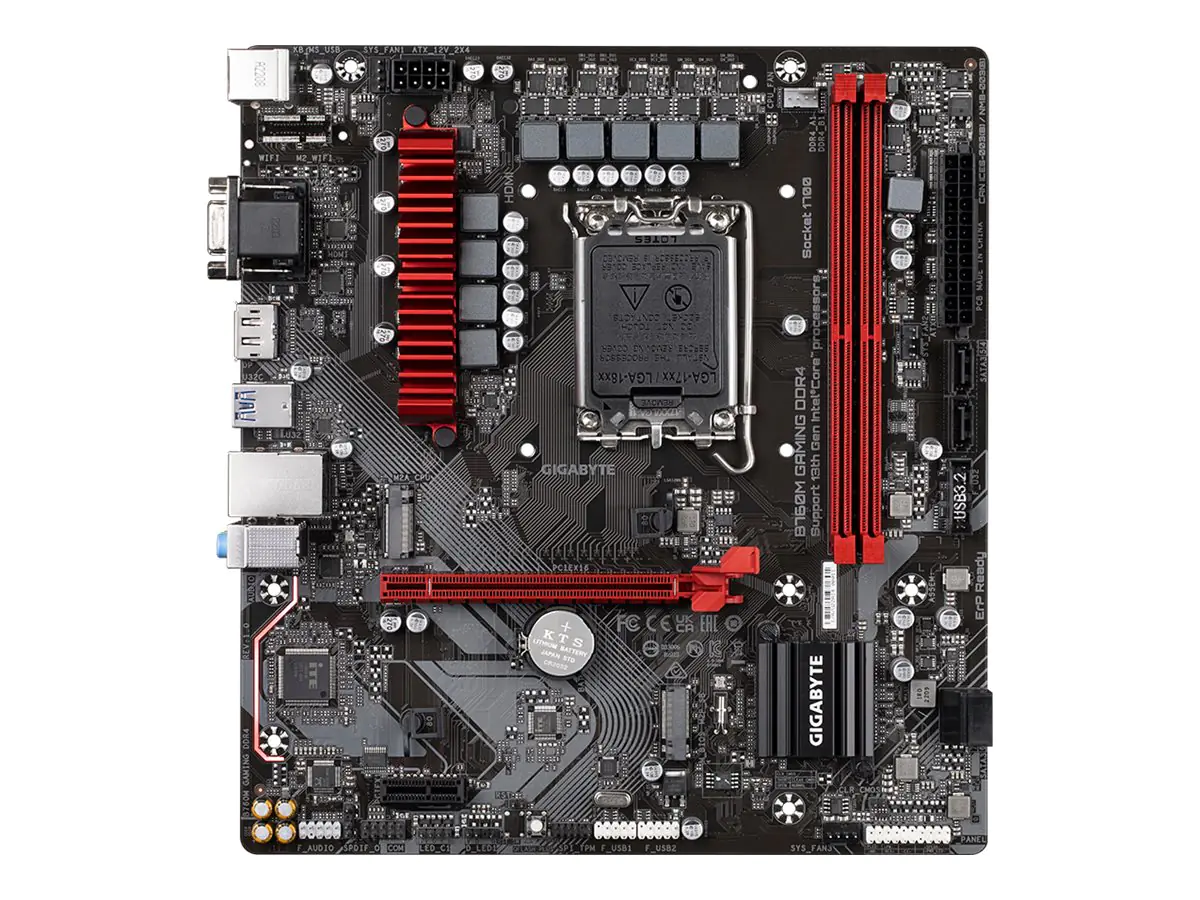 Gigabyte B760M GAMING DDR4 - 1.0 - Motherboard - micro ATX - LGA1700-Sockel - B760 Chipsatz - USB-C 3.2 Gen 1, USB 3.2 Gen 1 - 2.5 Gigabit LAN - Onboard-Grafik (CPU erforderlich) - HD Audio (8-Kanal)