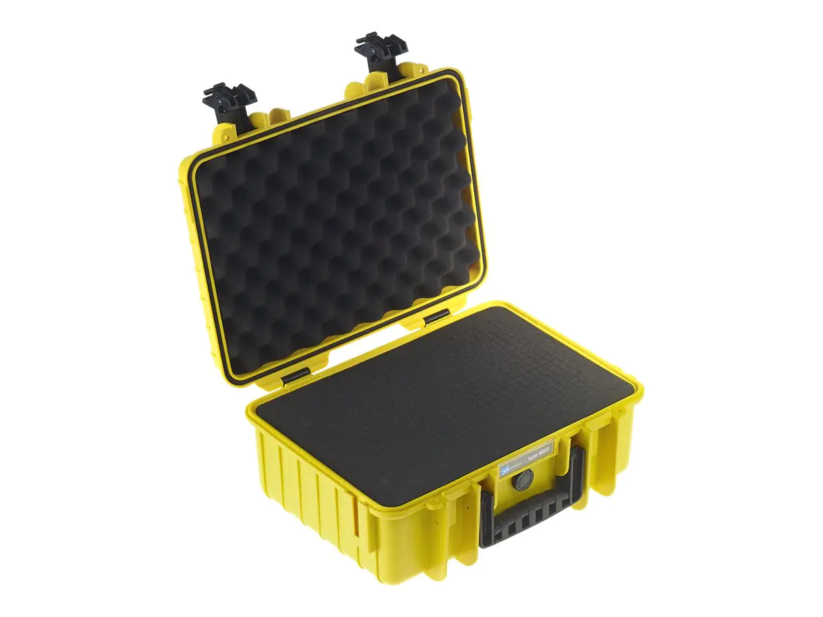 B&W outdoor.case Type 4000 - Hartschalentasche - Polypropylen - Gelb