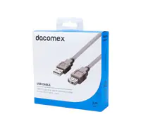 Dacomex USB 2.0 Verlängerungskabel St. A Bu. A 2.0 m in - Kabel - Digital/Daten Dacomex USB 2.0 Verlängerungskabel St. A Bu. A 2.0 m in - Kabel - Digital/Daten