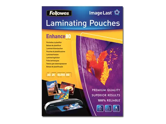 Fellowes ImageLast - 125 Mikron - 25er-Pack - glänzend - glänzend - A4 (210 x 297 mm) 5396301